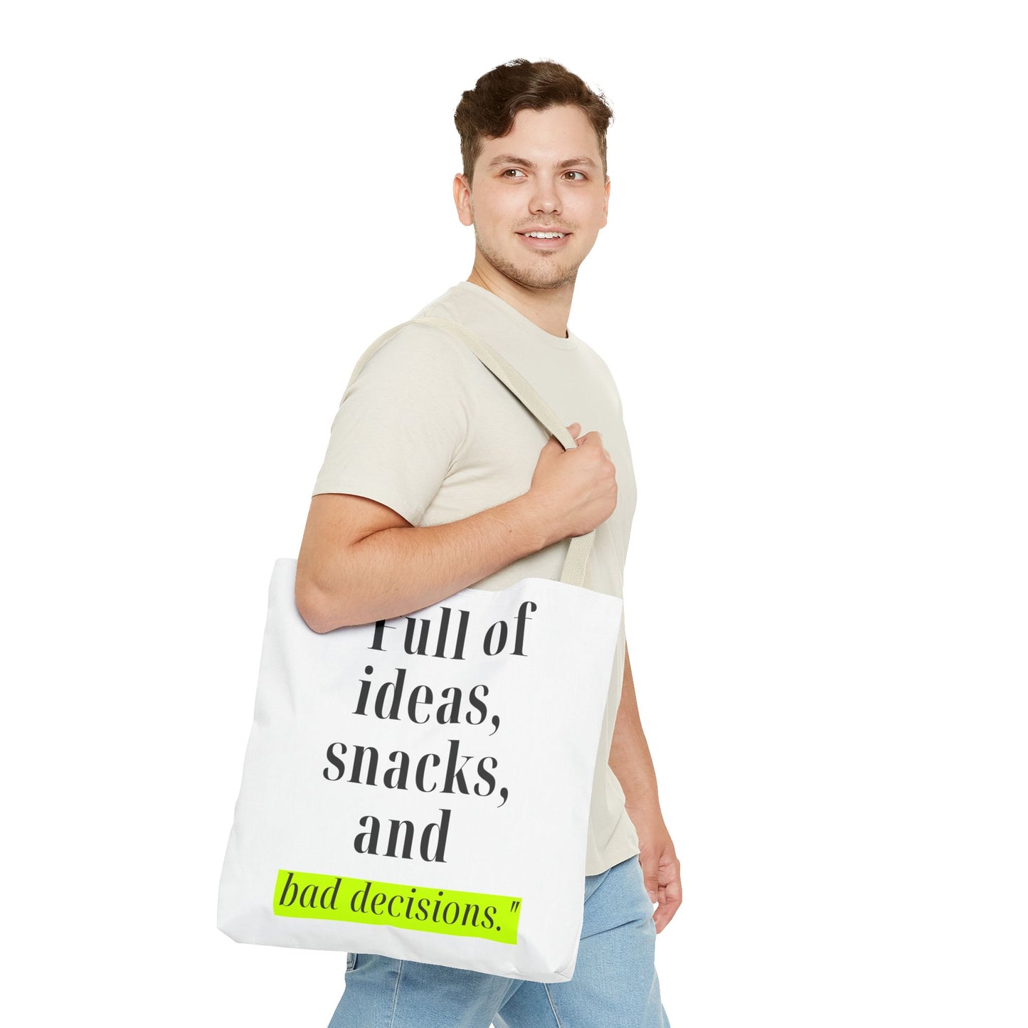 Ideas, Snacks & Chaos Tote Bag