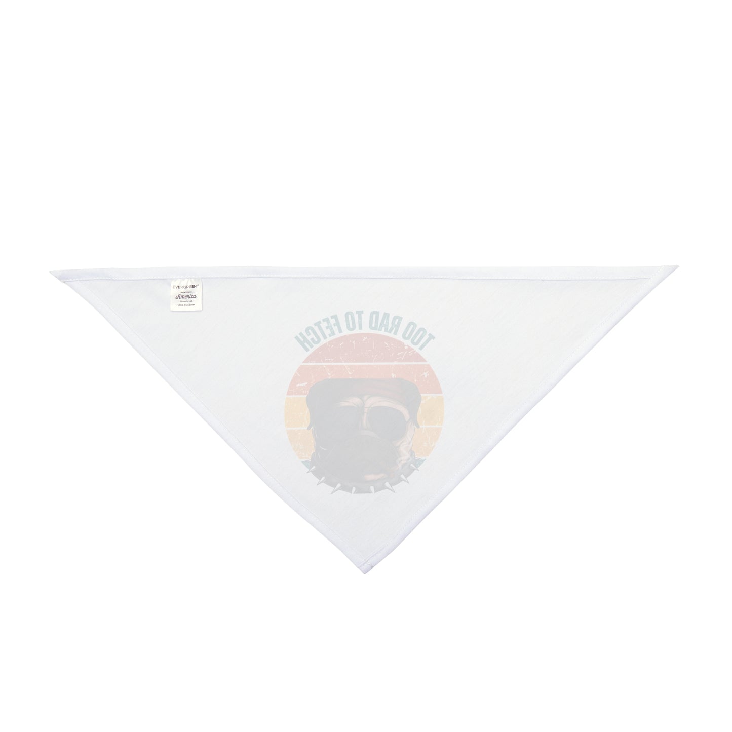 Too Rad to Fetch Pet Bandana - Stylish Dog Accessory for Cool Pets