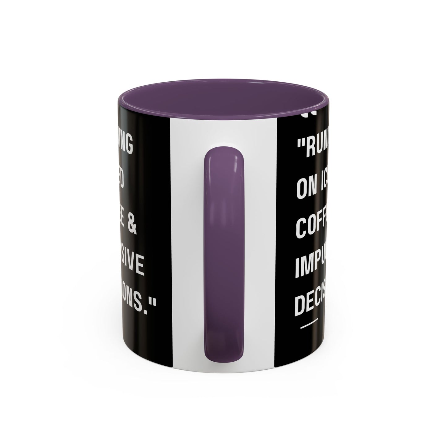 Iced Coffee & Chaos Mug Funny Coffee Mug