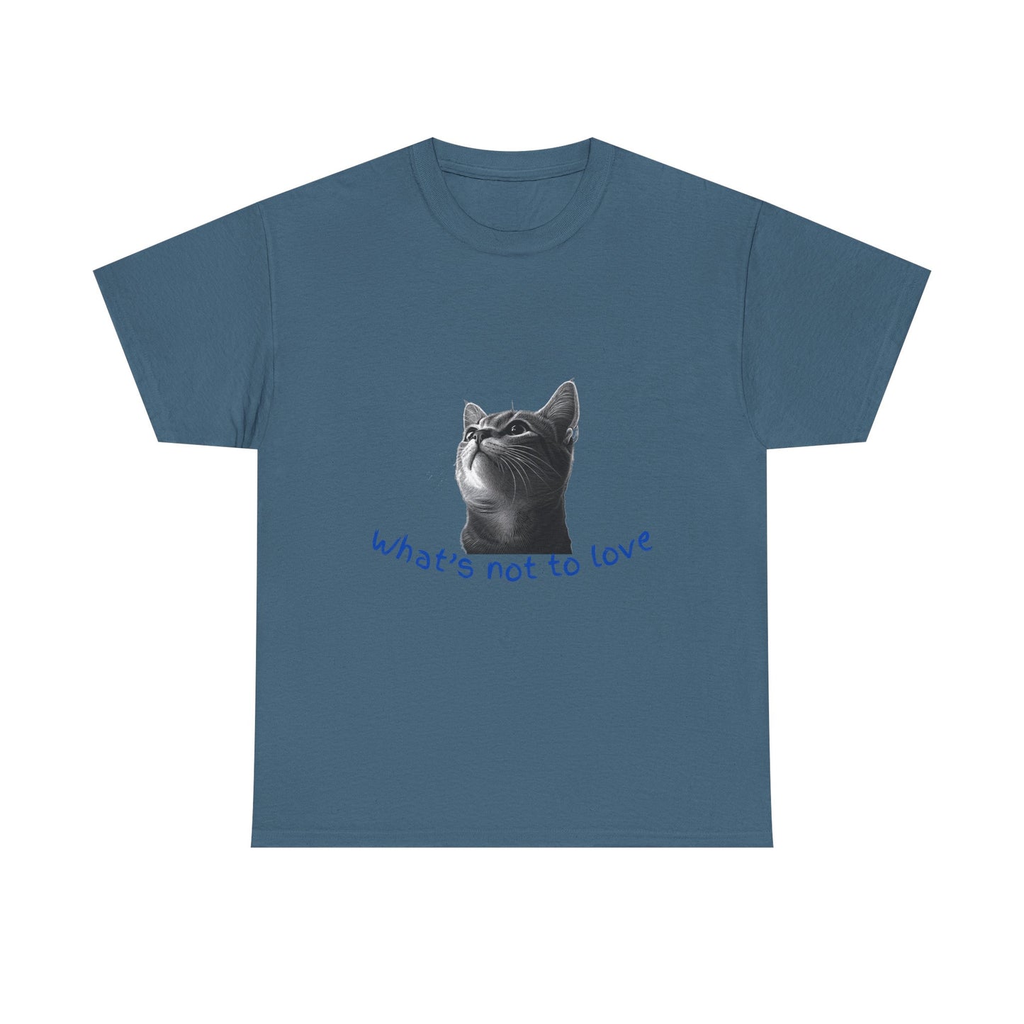 Cat Lover Unisex Heavy Cotton Tee - "What’s Not to Love?"