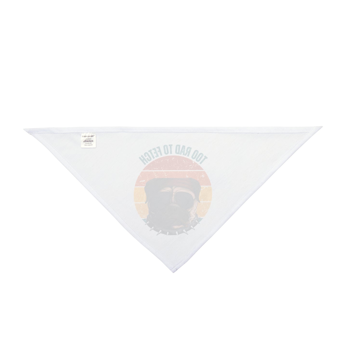 Too Rad to Fetch Pet Bandana - Stylish Dog Accessory for Cool Pets
