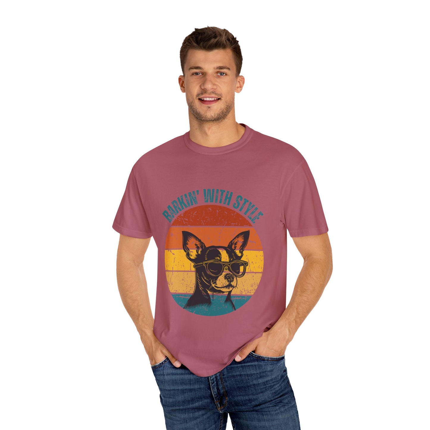 Bark With Style Unisex T-Shirt - Cool Dog Graphic Tee