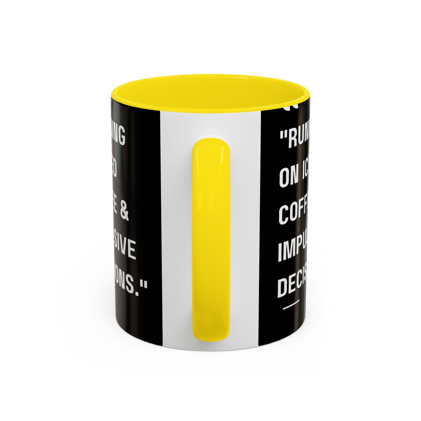 Iced Coffee & Chaos Mug Funny Coffee Mug