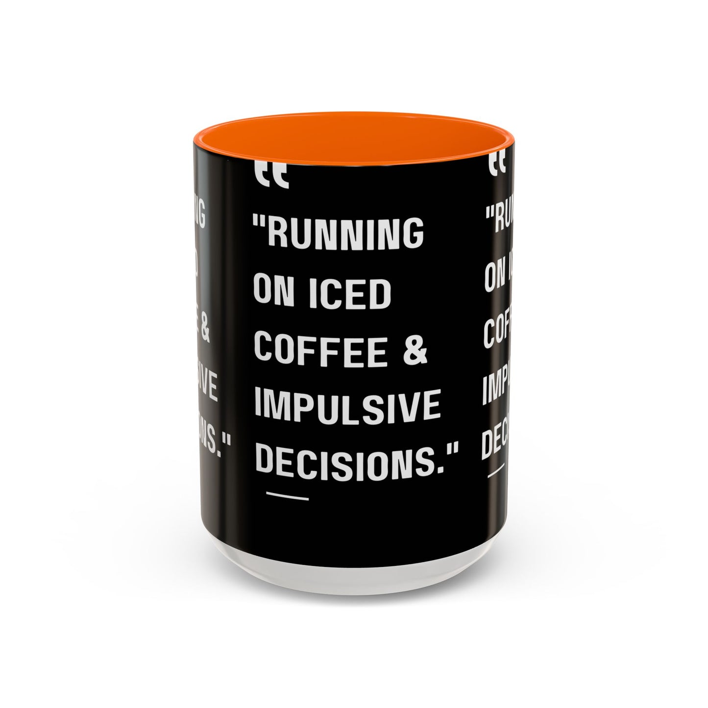 Iced Coffee & Chaos Mug Funny Coffee Mug