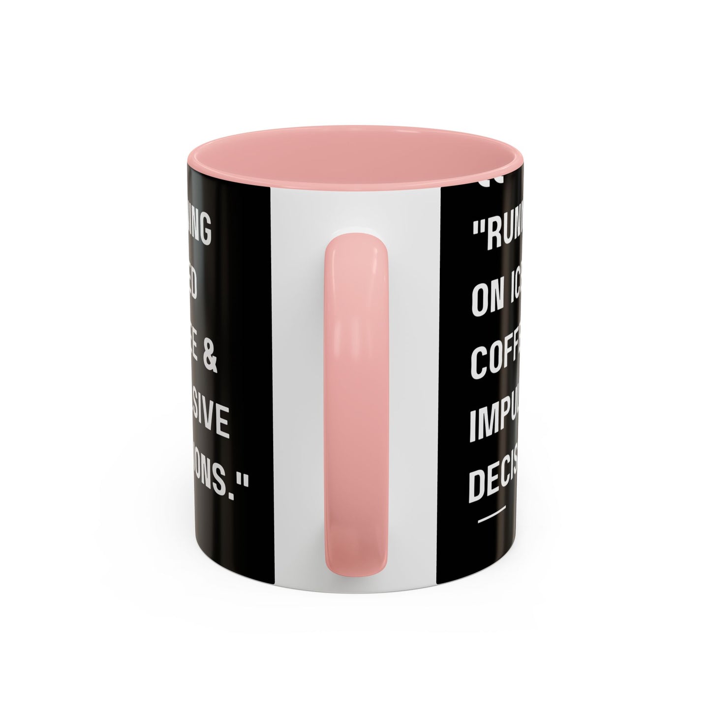 Iced Coffee & Chaos Mug Funny Coffee Mug