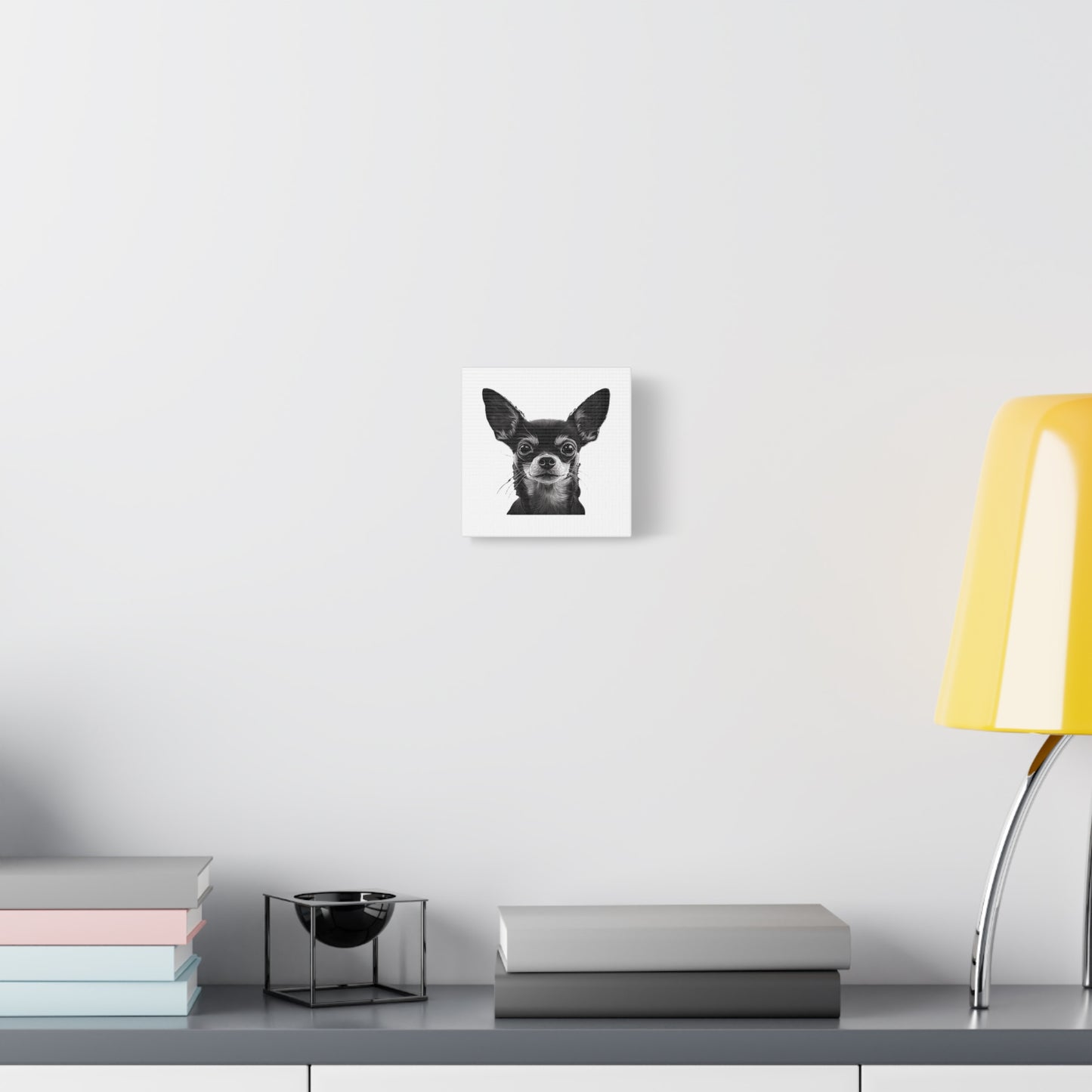 Chihuahua Dog Art Canvas Print - Matte Stretched 1.25" Wall Decor