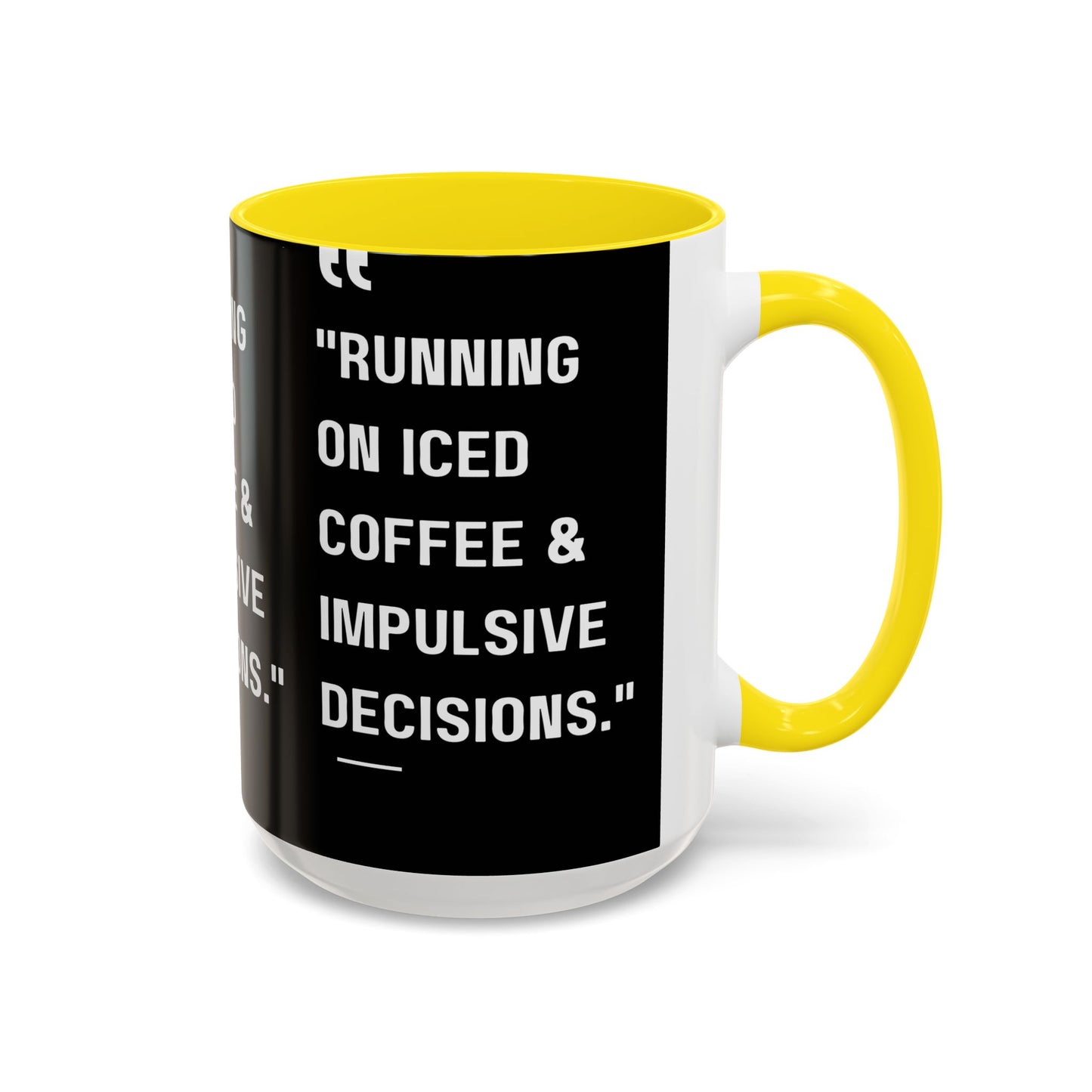 Iced Coffee & Chaos Mug Funny Coffee Mug