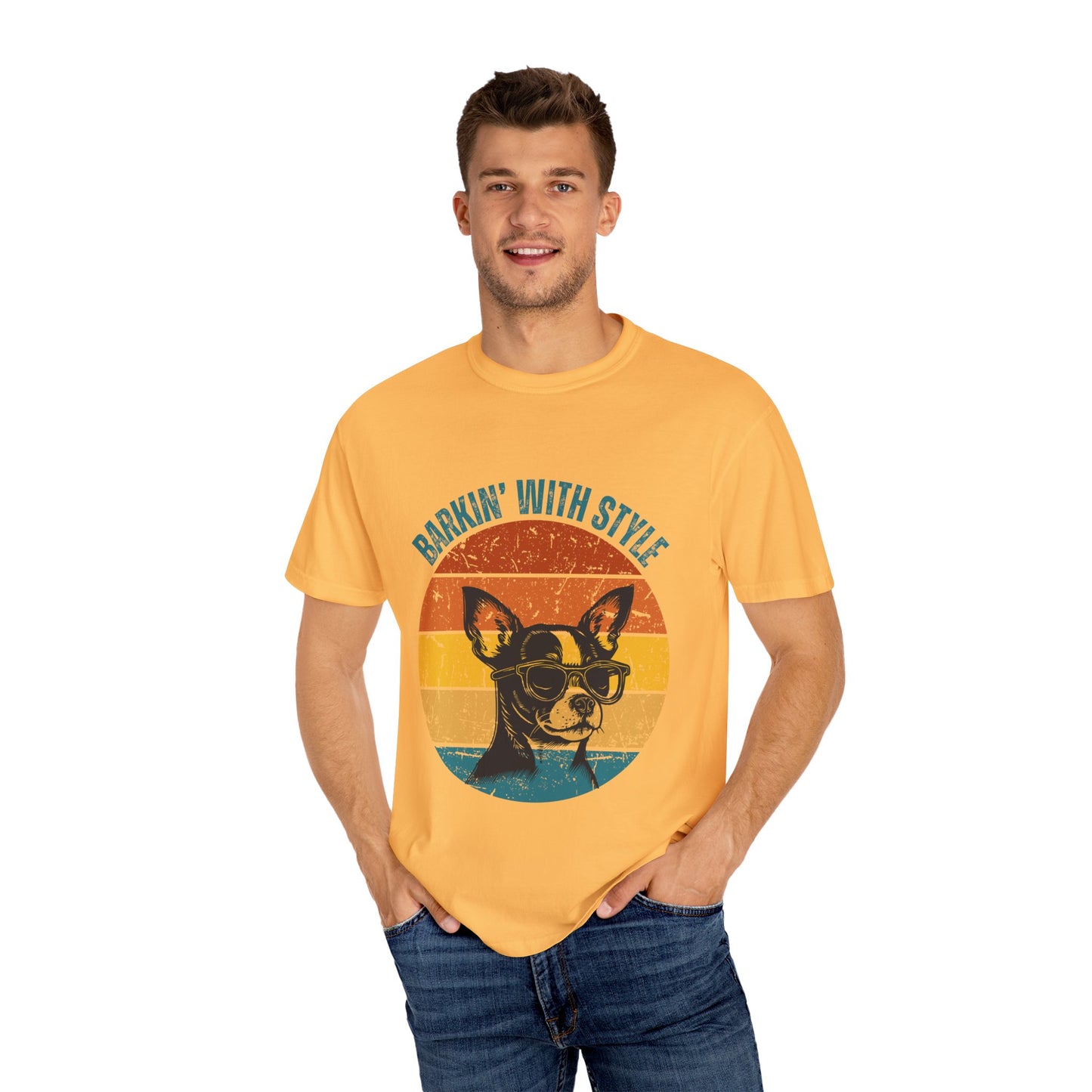 Bark With Style Unisex T-Shirt - Cool Dog Graphic Tee