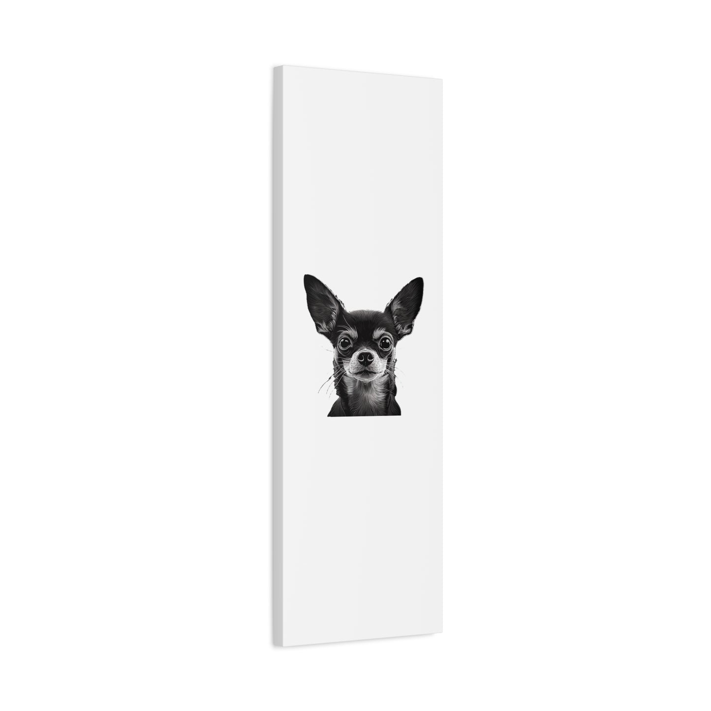 Chihuahua Dog Art Canvas Print - Matte Stretched 1.25" Wall Decor