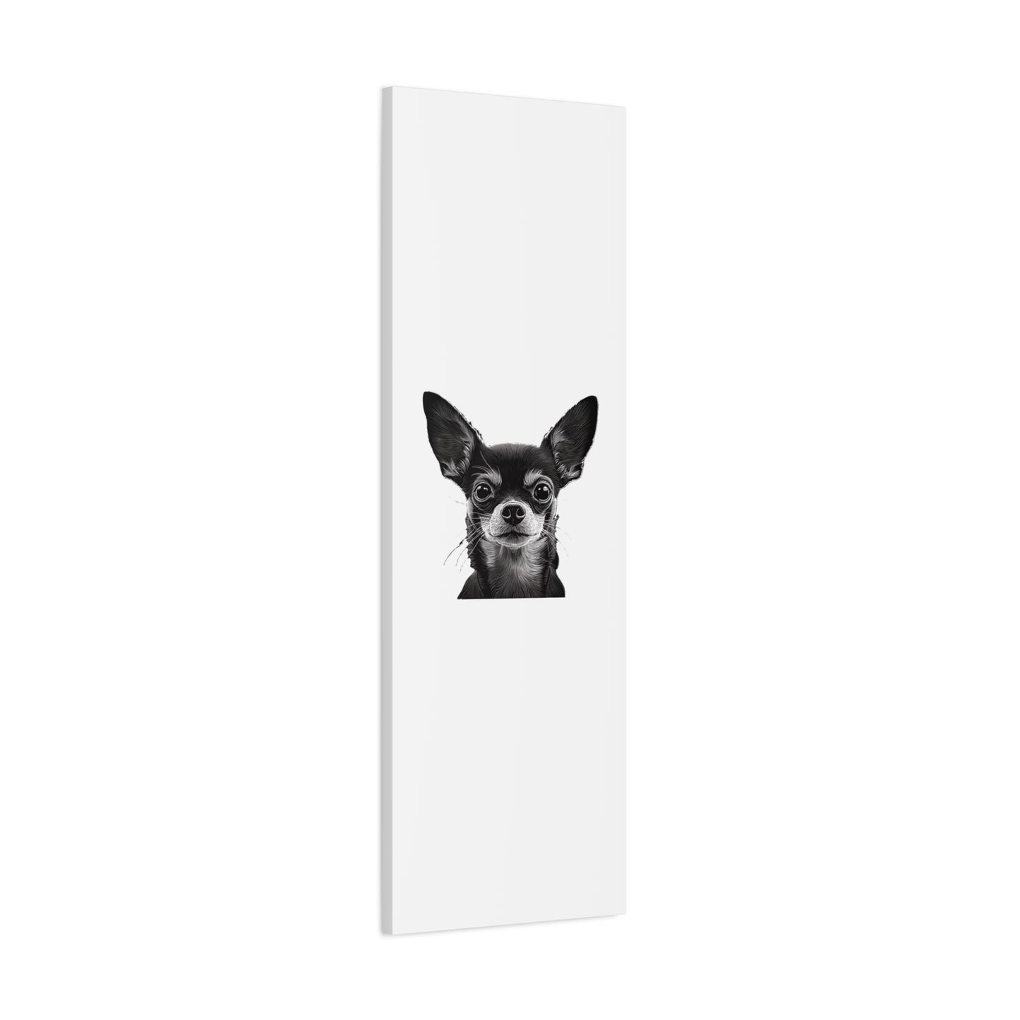 Chihuahua Dog Art Canvas Print - Matte Stretched 1.25" Wall Decor