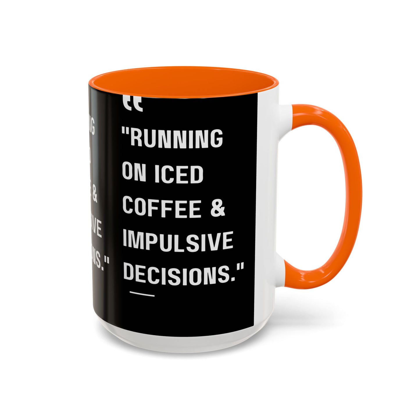 Iced Coffee & Chaos Mug Funny Coffee Mug