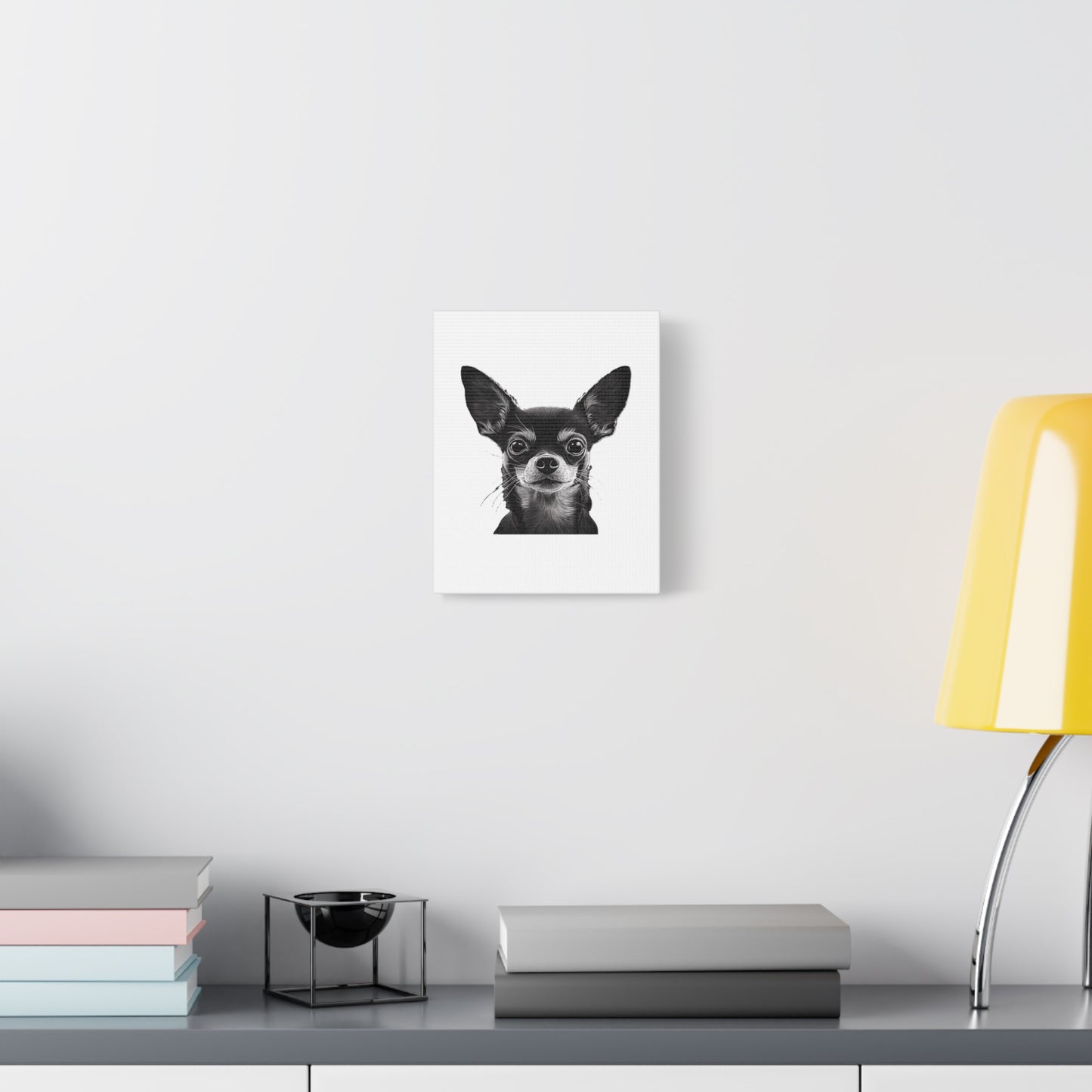 Chihuahua Dog Art Canvas Print - Matte Stretched 1.25" Wall Decor