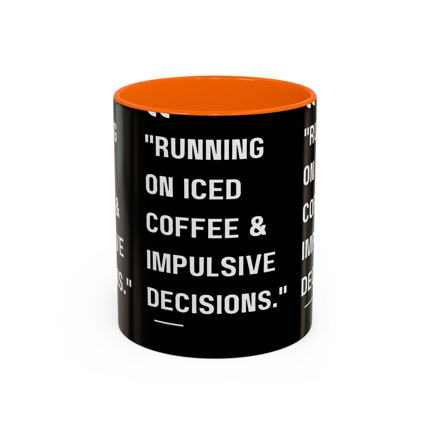 Iced Coffee & Chaos Mug Funny Coffee Mug