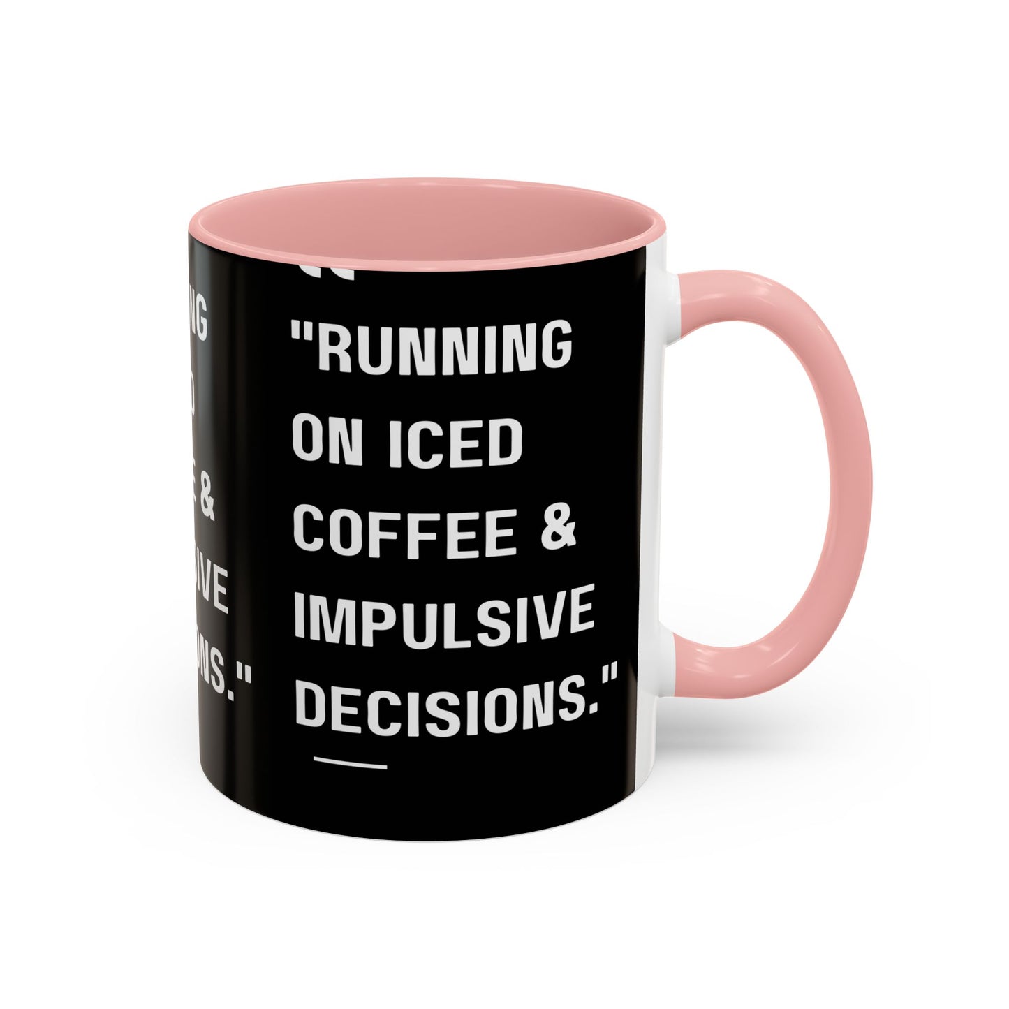 Iced Coffee & Chaos Mug Funny Coffee Mug