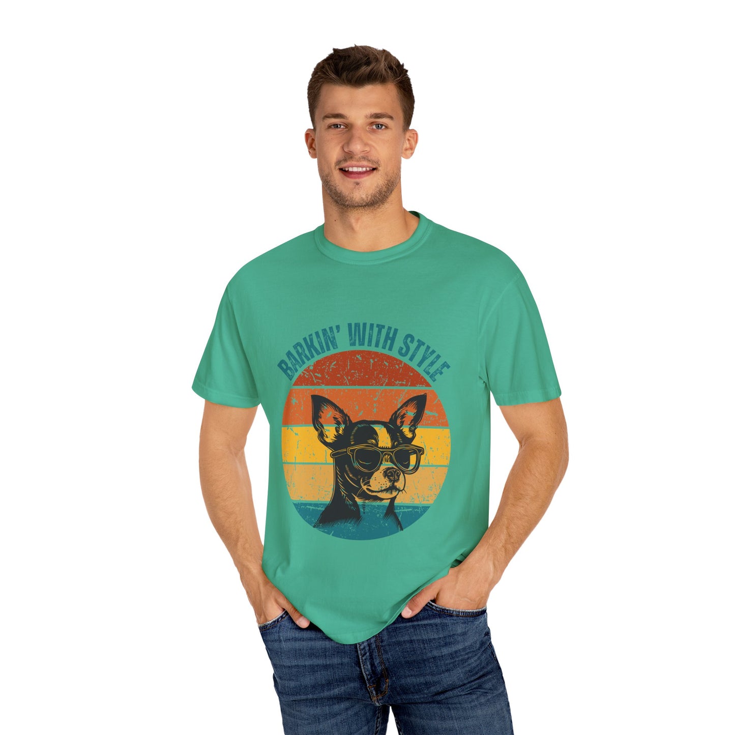 Bark With Style Unisex T-Shirt - Cool Dog Graphic Tee