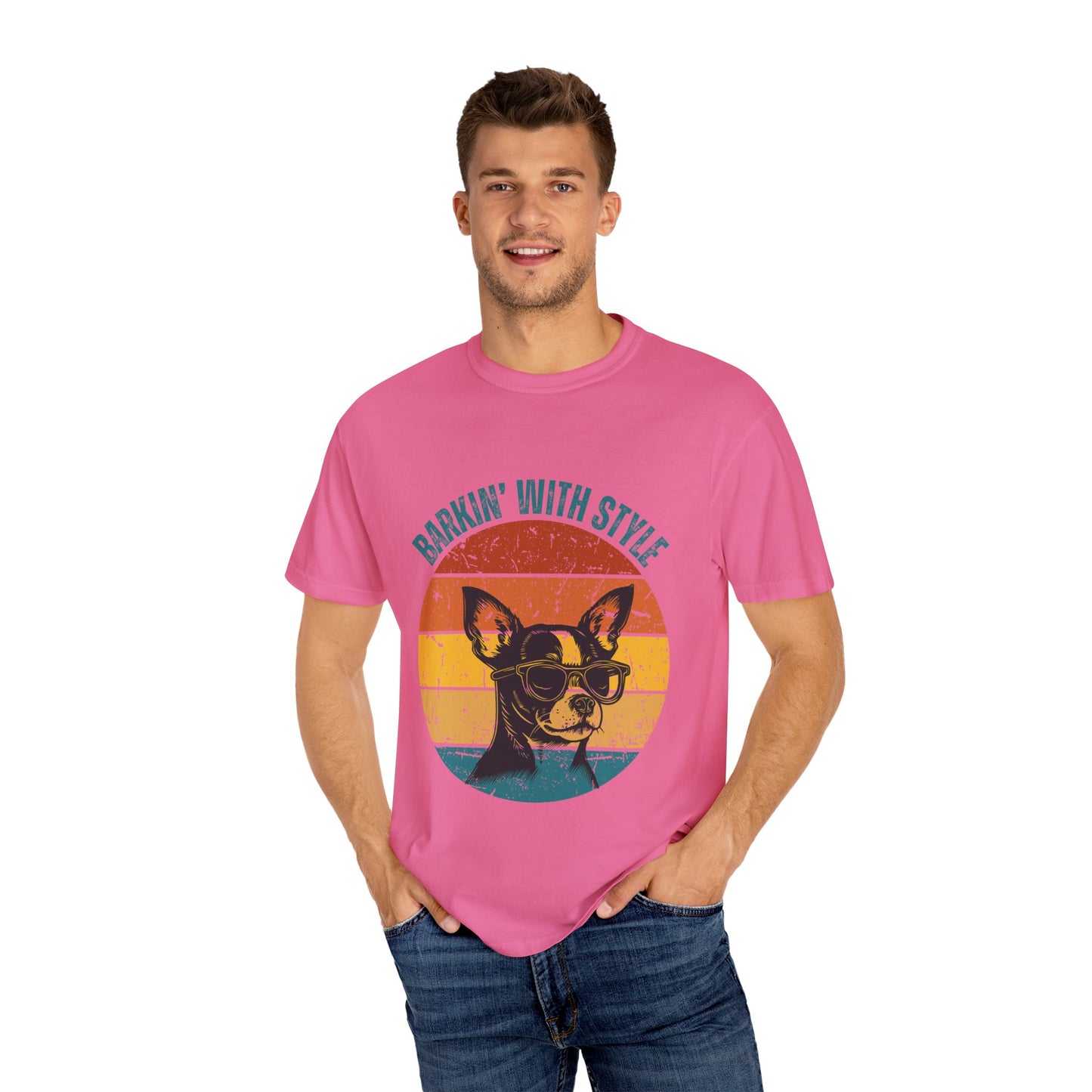 Bark With Style Unisex T-Shirt - Cool Dog Graphic Tee