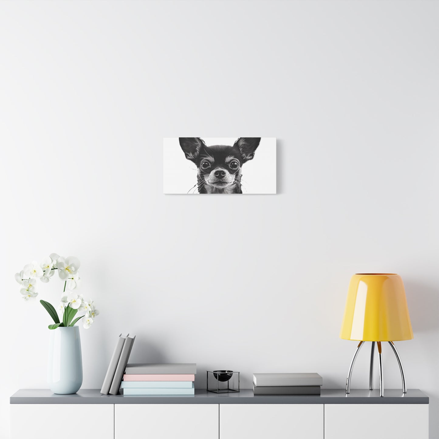Chihuahua Dog Art Canvas Print - Matte Stretched 1.25" Wall Decor
