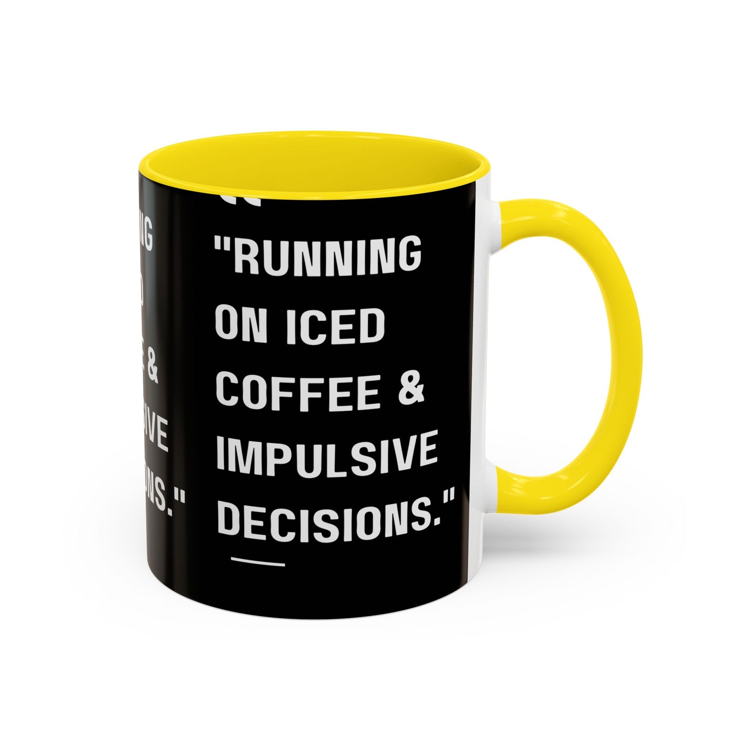 Iced Coffee & Chaos Mug Funny Coffee Mug