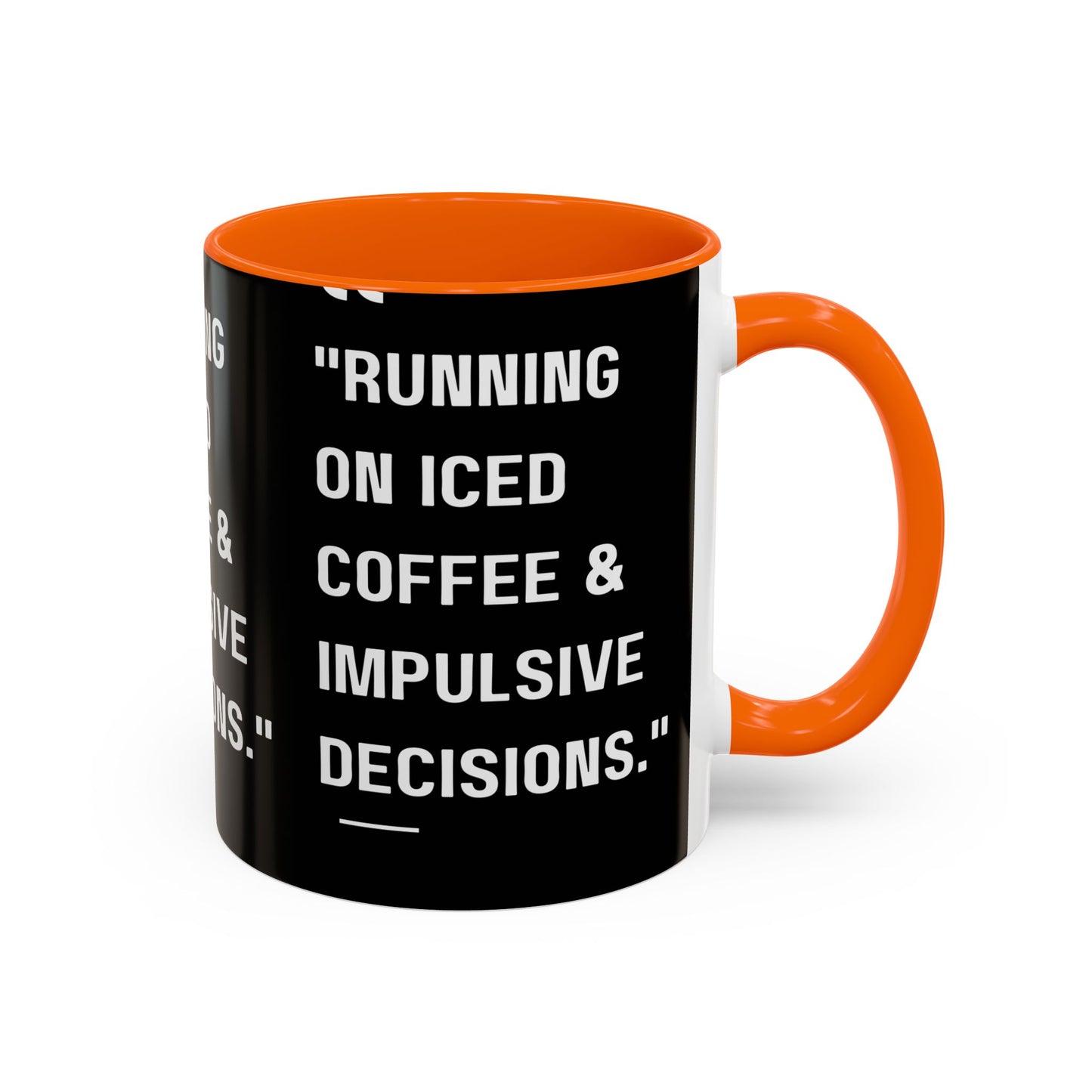 Iced Coffee & Chaos Mug Funny Coffee Mug