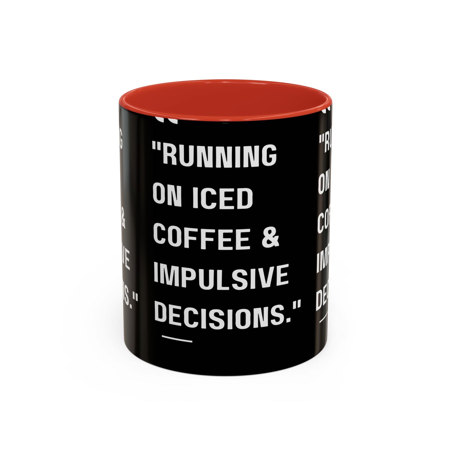 Iced Coffee & Chaos Mug Funny Coffee Mug
