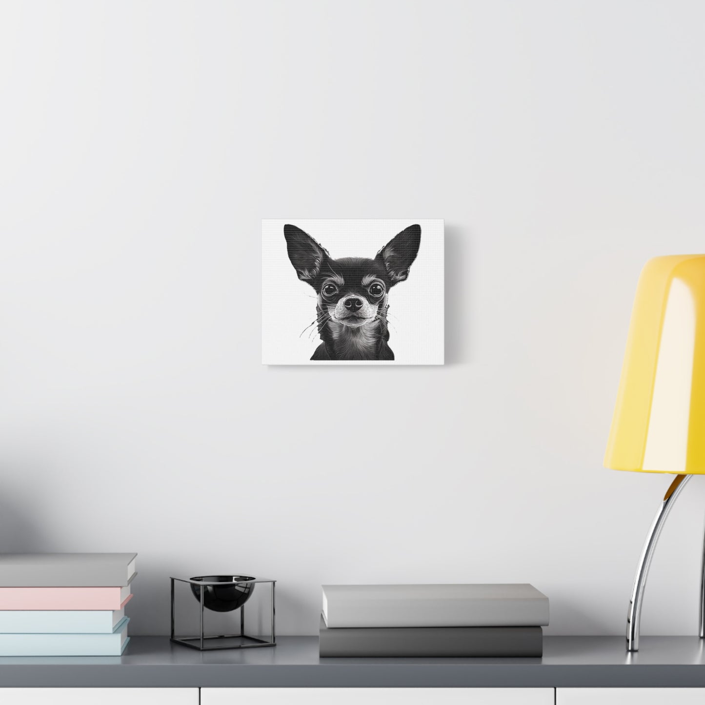Chihuahua Dog Art Canvas Print - Matte Stretched 1.25" Wall Decor