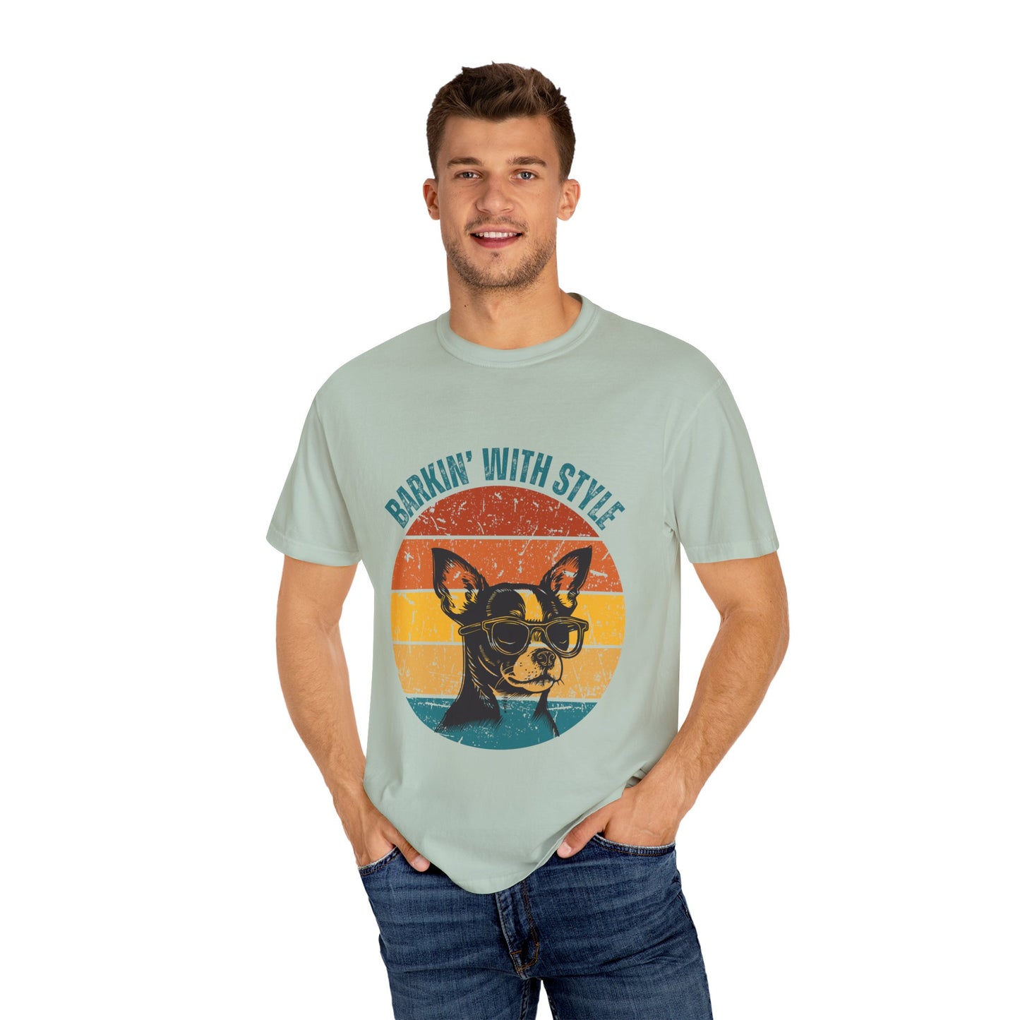 Bark With Style Unisex T-Shirt - Cool Dog Graphic Tee