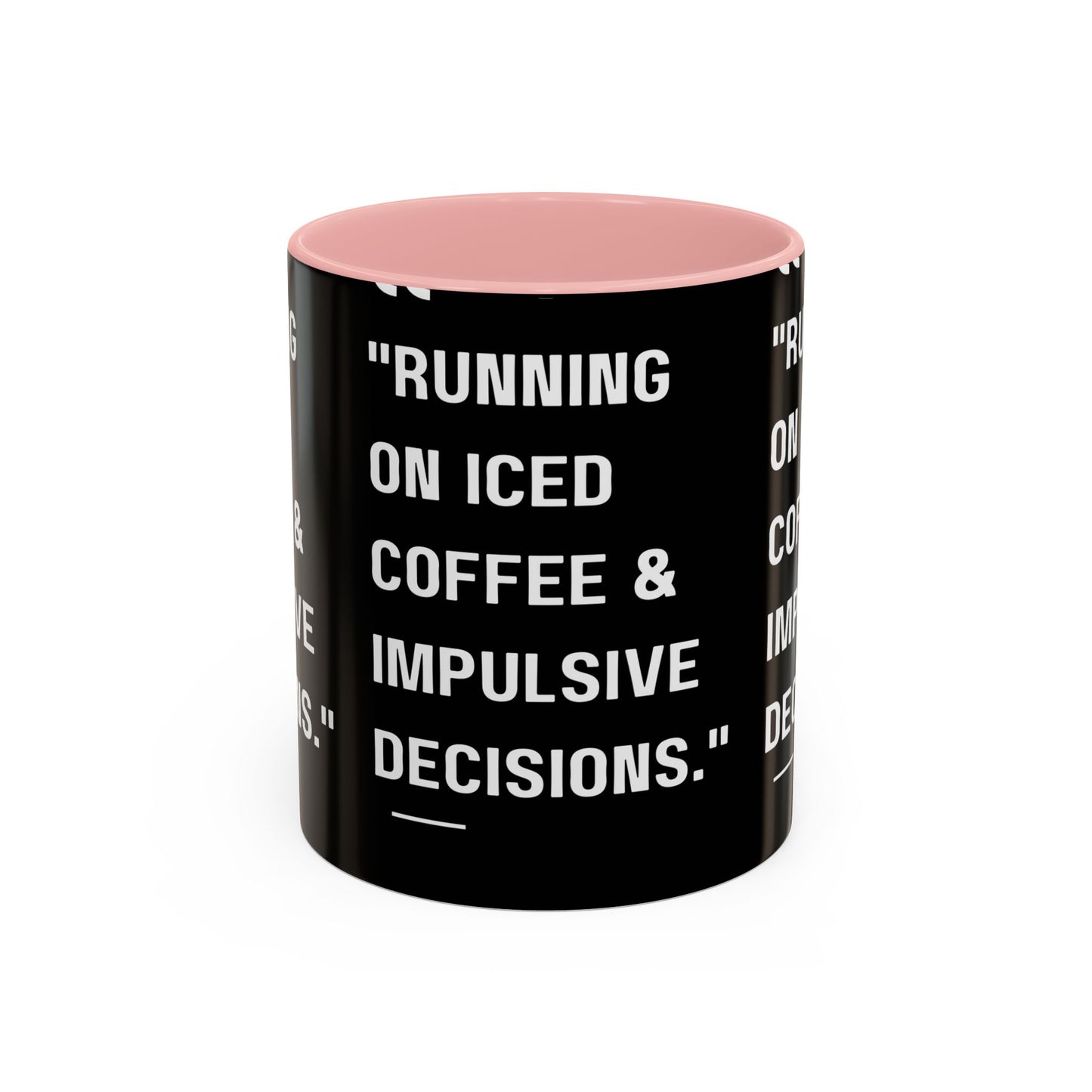 Iced Coffee & Chaos Mug Funny Coffee Mug
