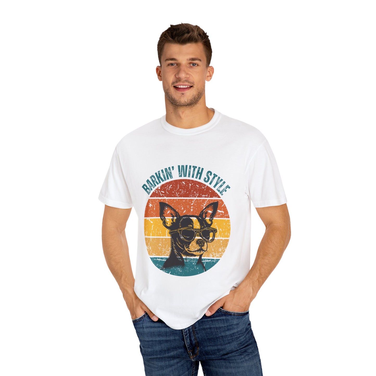 Bark With Style Unisex T-Shirt - Cool Dog Graphic Tee