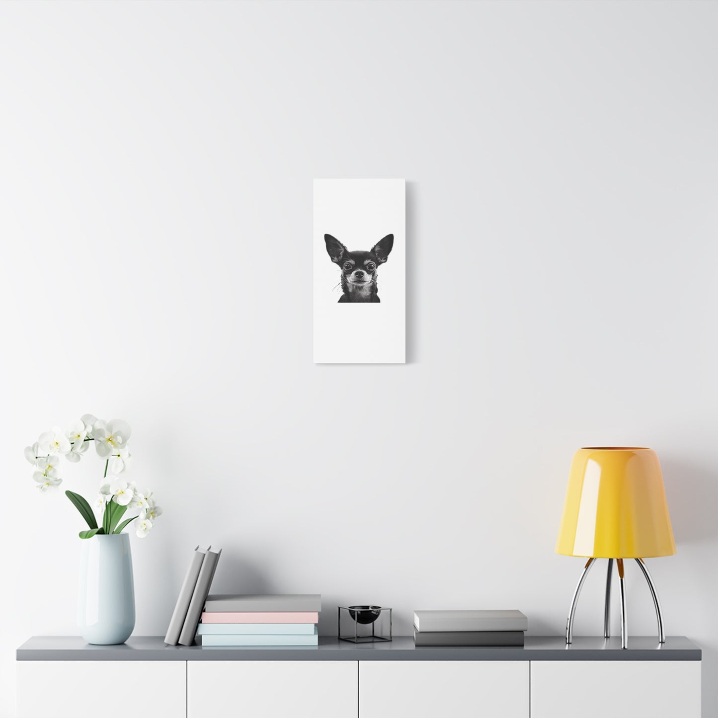 Chihuahua Dog Art Canvas Print - Matte Stretched 1.25" Wall Decor