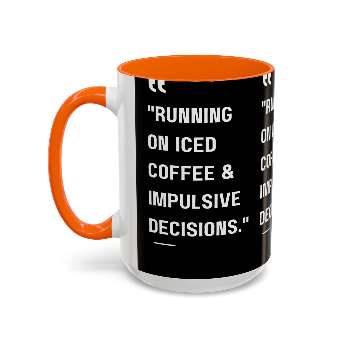 Iced Coffee & Chaos Mug Funny Coffee Mug
