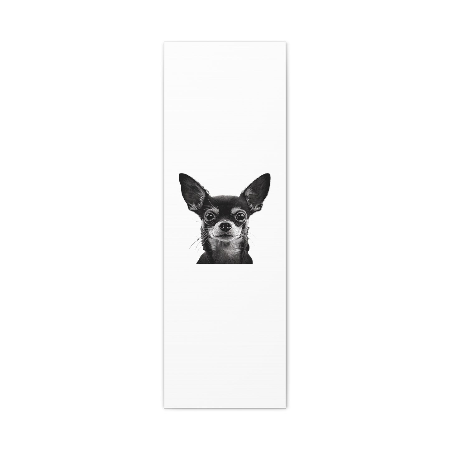 Chihuahua Dog Art Canvas Print - Matte Stretched 1.25" Wall Decor