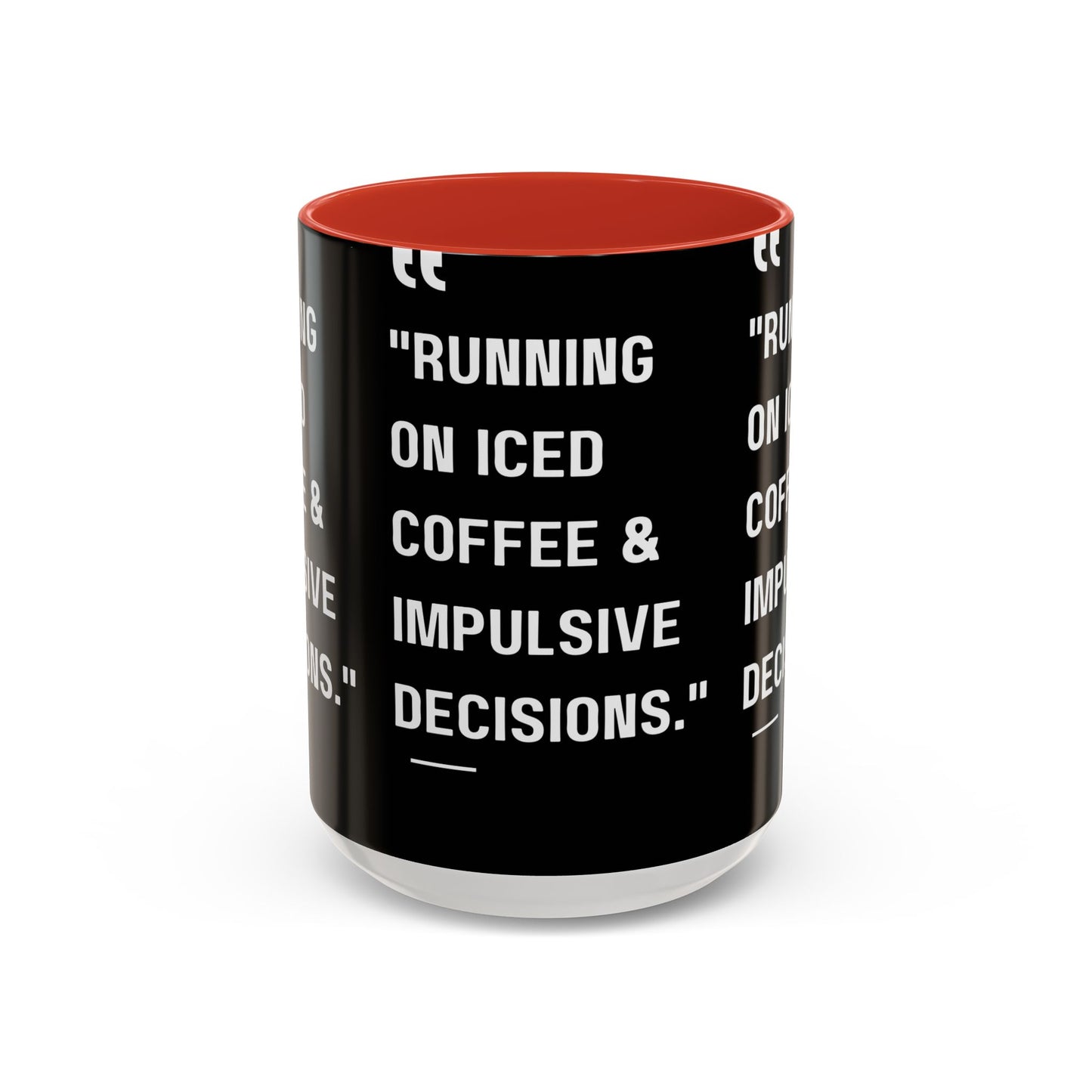 Iced Coffee & Chaos Mug Funny Coffee Mug