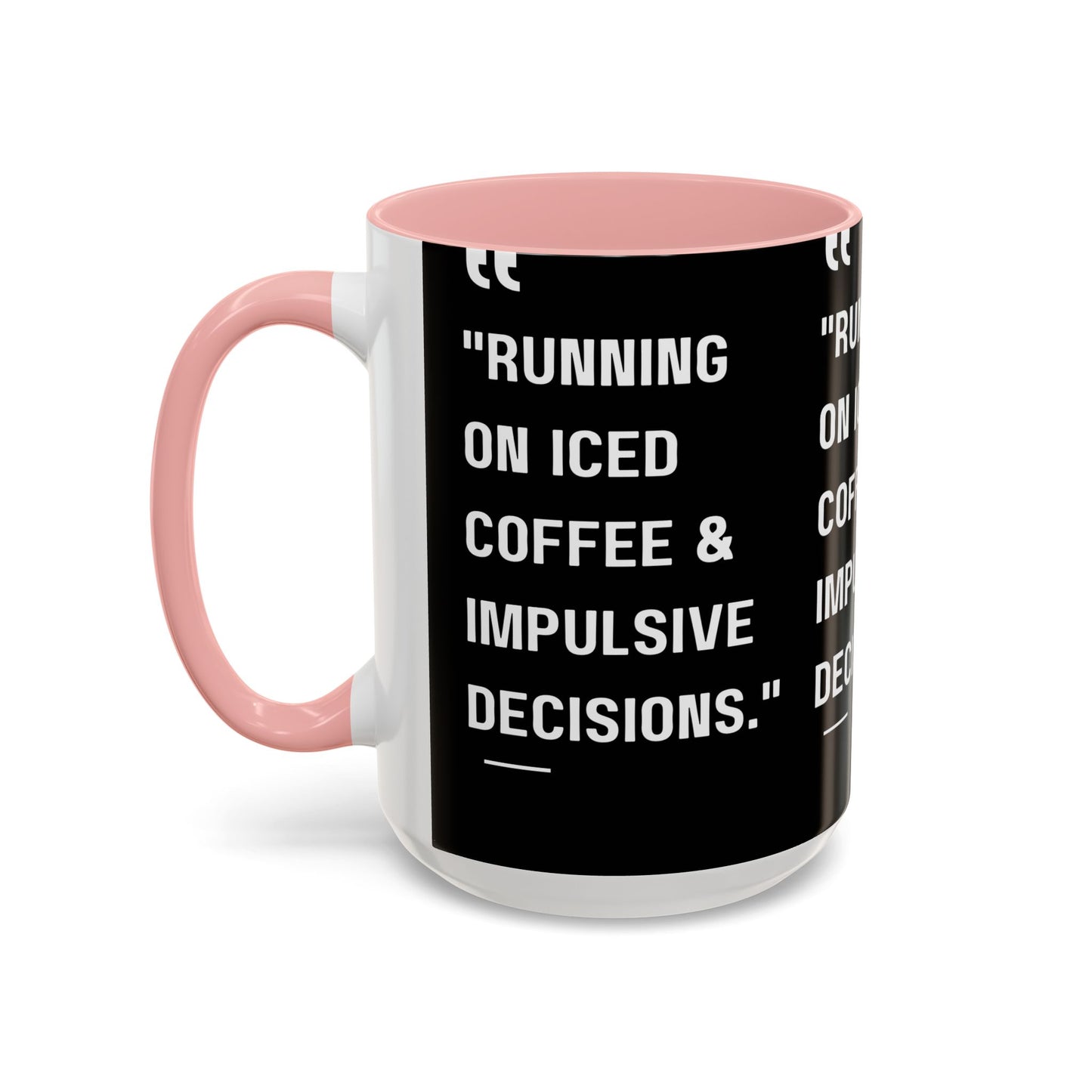 Iced Coffee & Chaos Mug Funny Coffee Mug