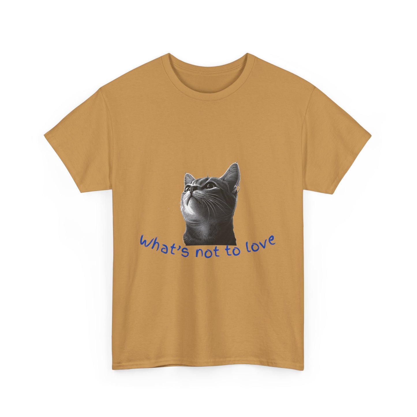 Cat Lover Unisex Heavy Cotton Tee - "What’s Not to Love?"