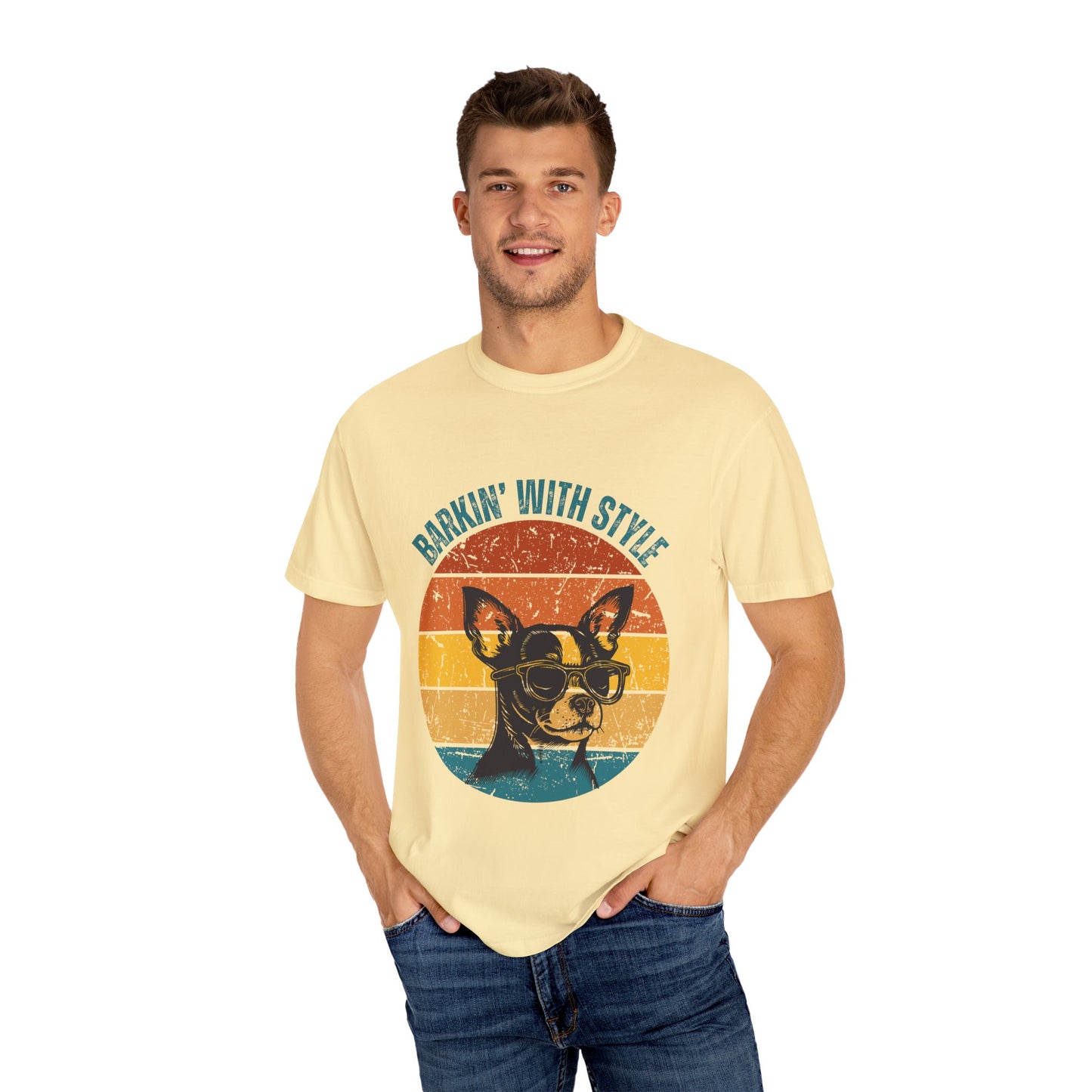 Bark With Style Unisex T-Shirt - Cool Dog Graphic Tee