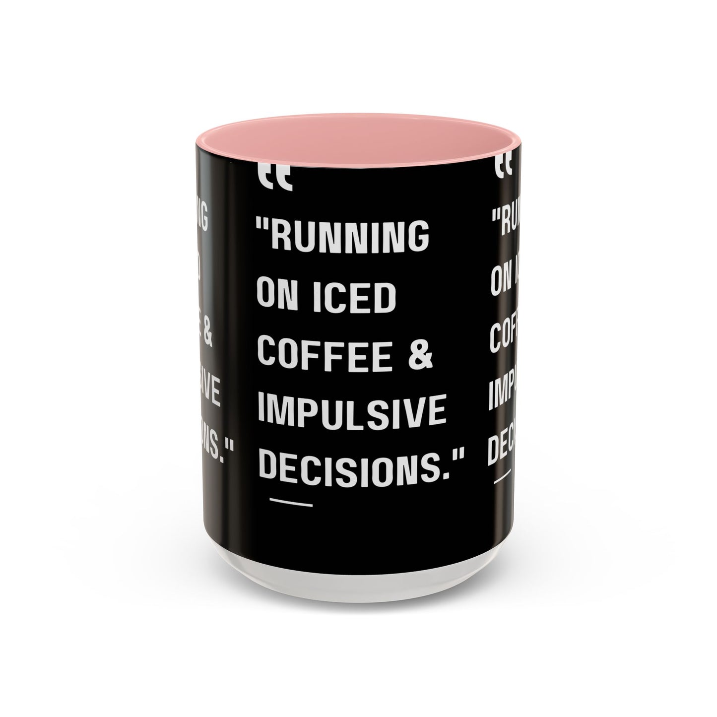 Iced Coffee & Chaos Mug Funny Coffee Mug