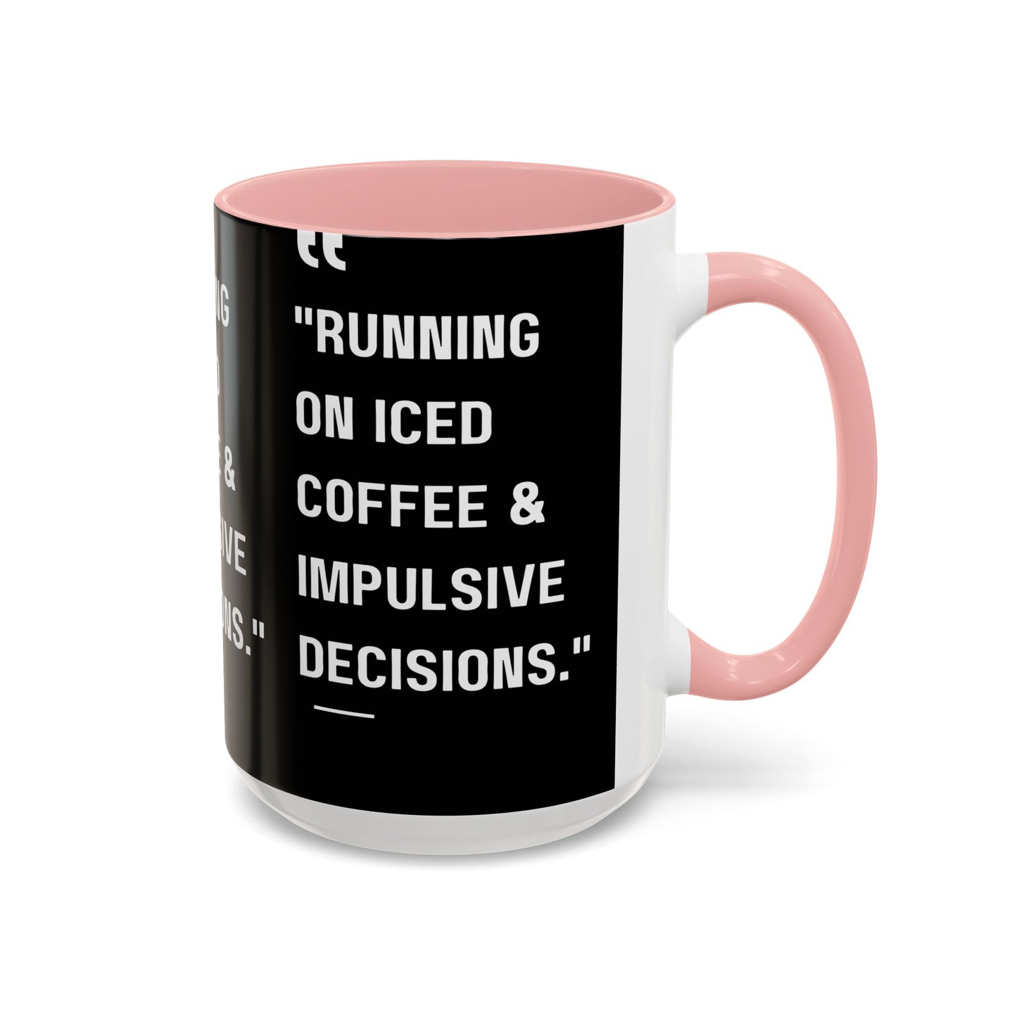 Iced Coffee & Chaos Mug Funny Coffee Mug