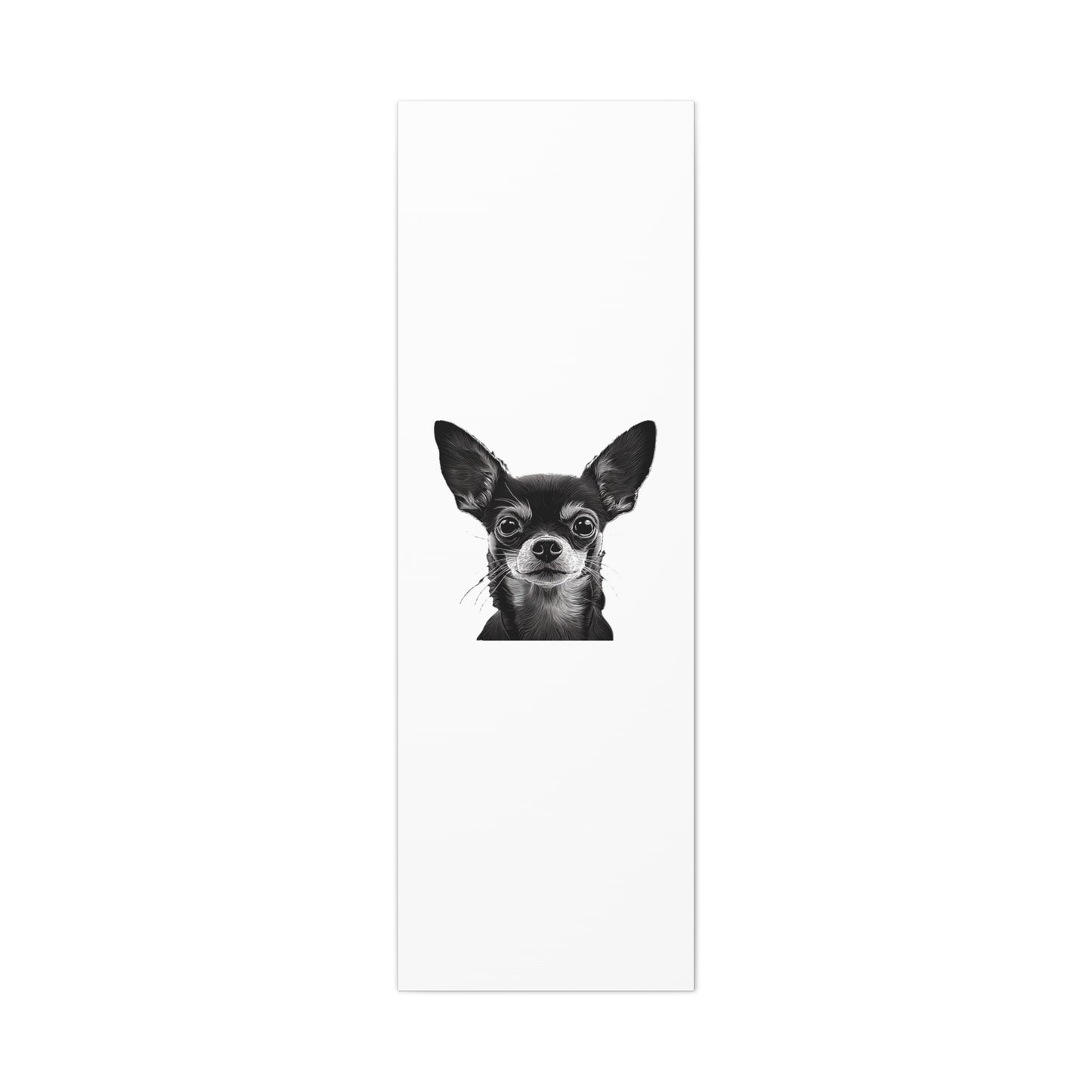 Chihuahua Dog Art Canvas Print - Matte Stretched 1.25" Wall Decor