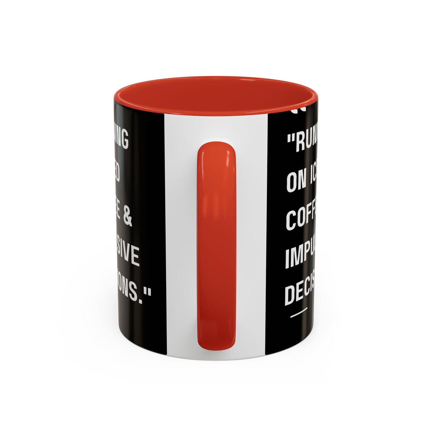 Iced Coffee & Chaos Mug Funny Coffee Mug