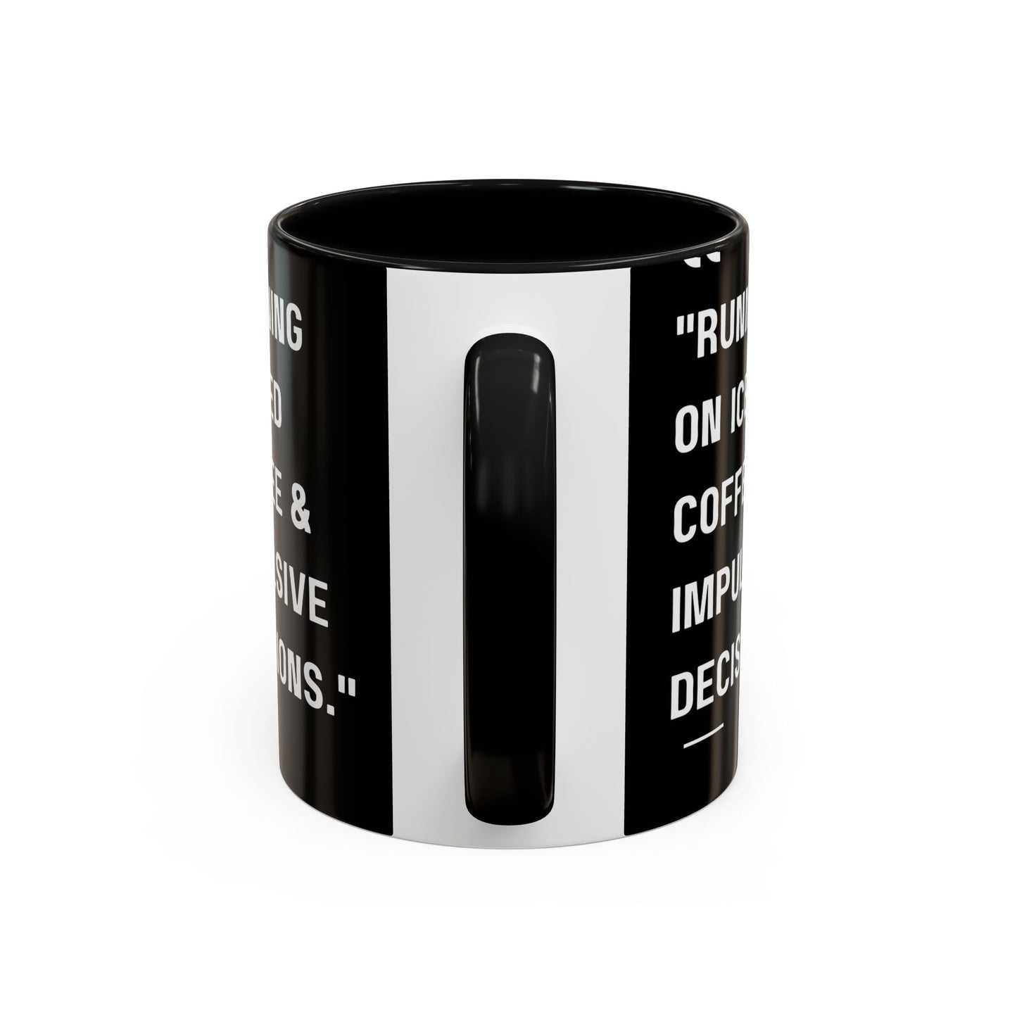 Iced Coffee & Chaos Mug Funny Coffee Mug
