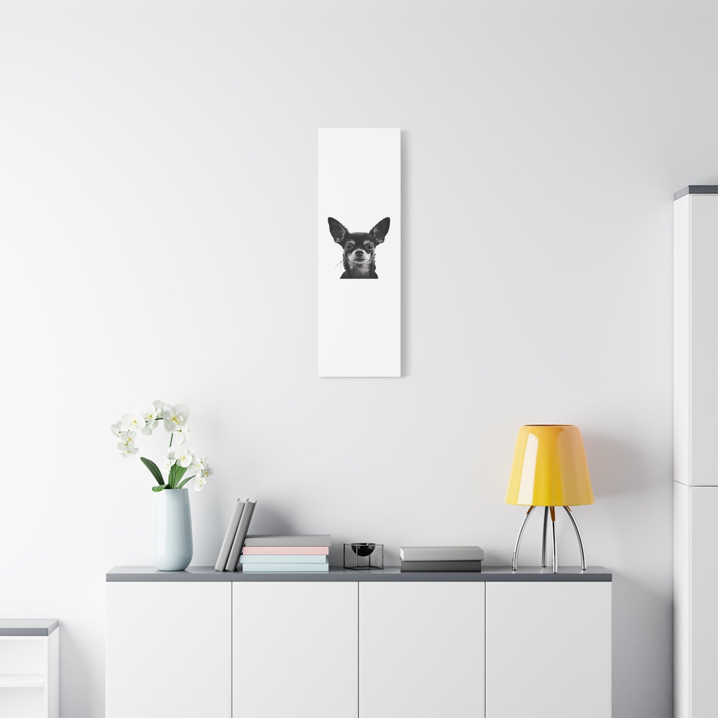 Chihuahua Dog Art Canvas Print - Matte Stretched 1.25" Wall Decor