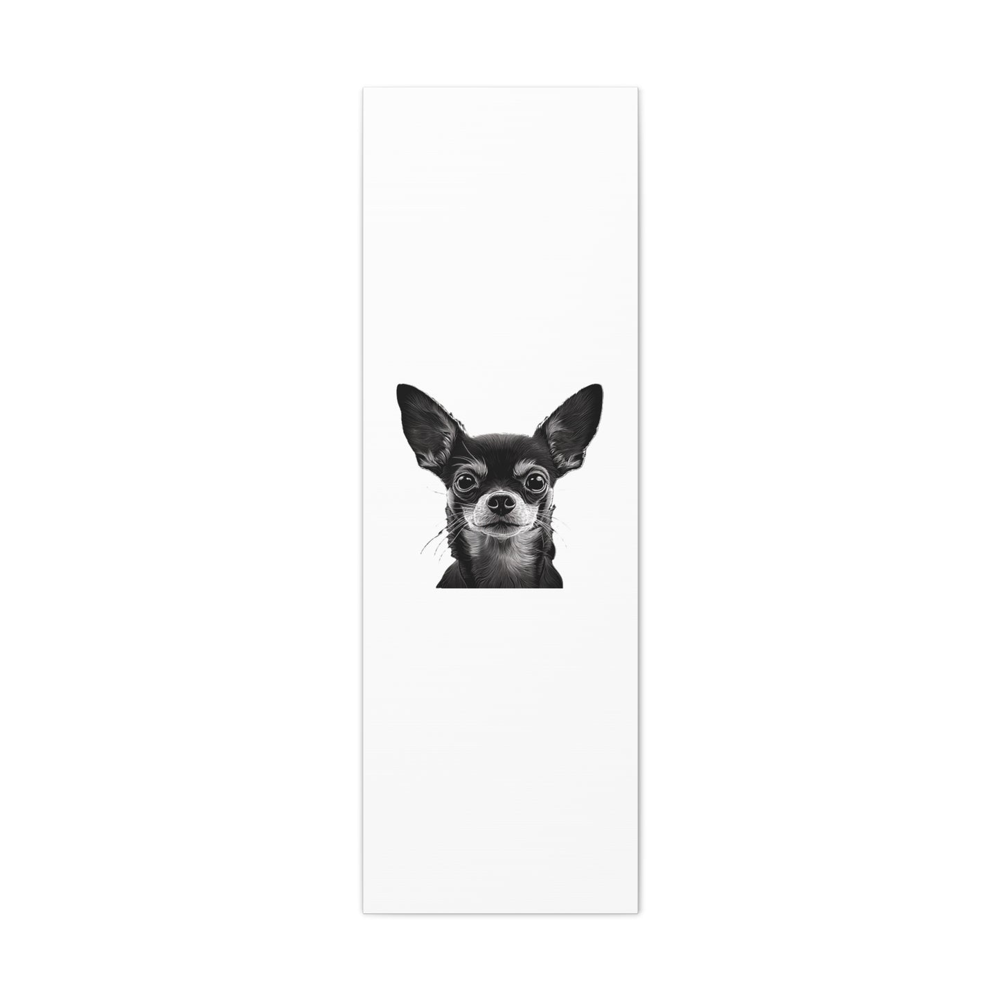 Chihuahua Dog Art Canvas Print - Matte Stretched 1.25" Wall Decor