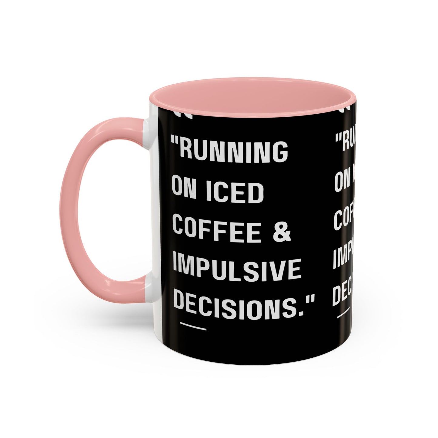 Iced Coffee & Chaos Mug Funny Coffee Mug