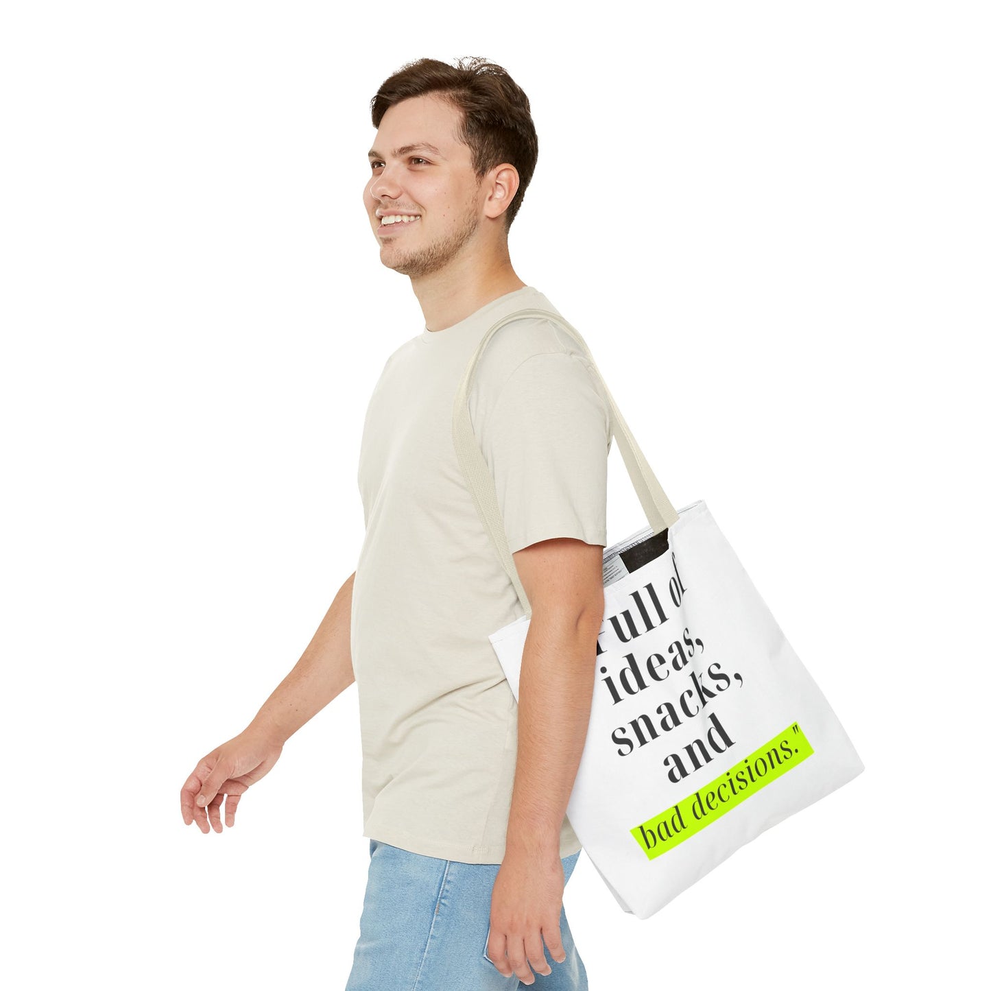 Ideas, Snacks & Chaos Tote Bag