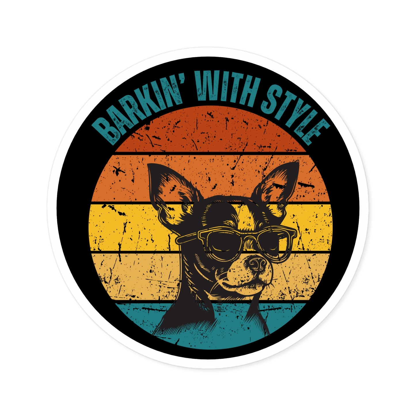 Barkin' with Style Stickers